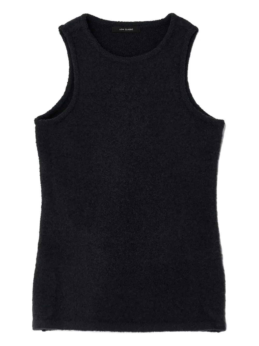 Low Classic bouclé knit top Zwart