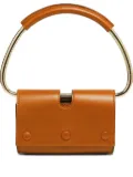 Stée mini Neo top-handle leather shoulder bag - Brown