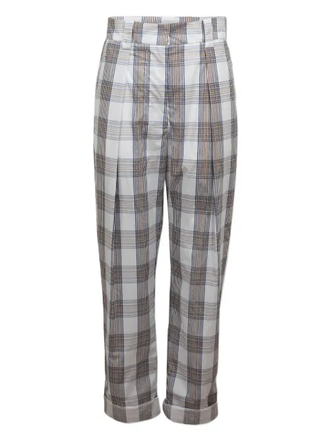 Baum Und Pferdgarten Noberta pleated check trousers