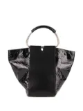 Stée Neo leather top-handle tote bag - Black