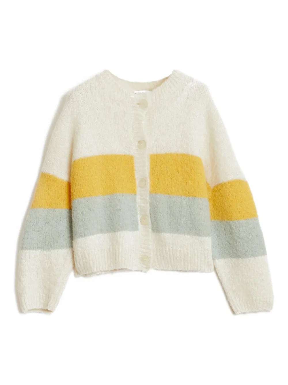 Rodebjer Aldonza Stripe Cardigan In Neutral