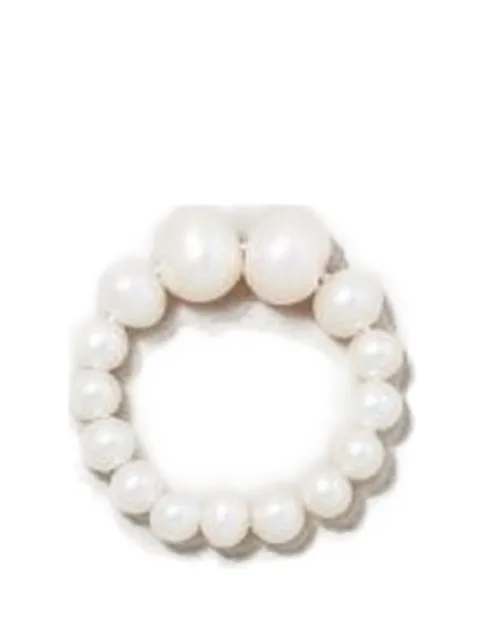 Saskia Diez pearl-drop earcuff
