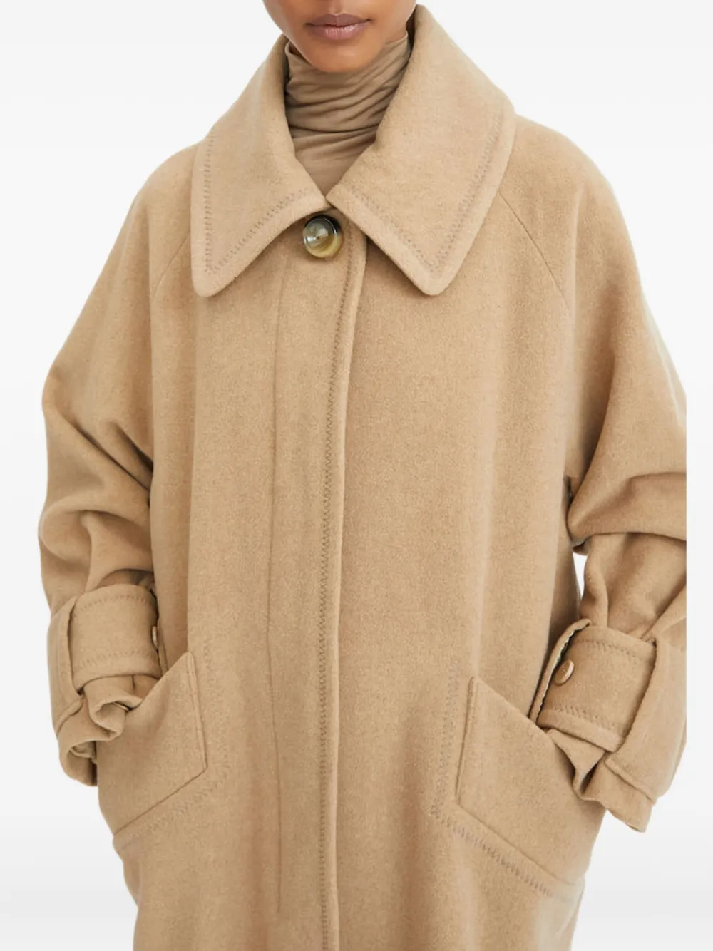 Rodebjer Jas met ceintuur - Beige