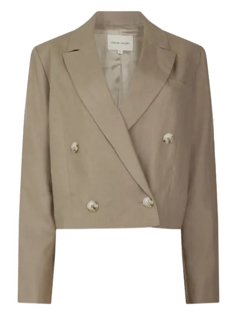 Loulou Chagos double-breasted linen blazer