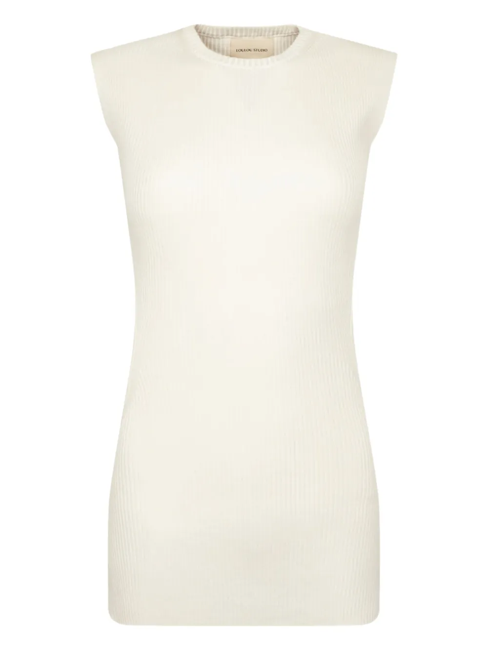 Loulou オープンバック トップ - ホワイト Loulou オープンバック トップ - ホワイト