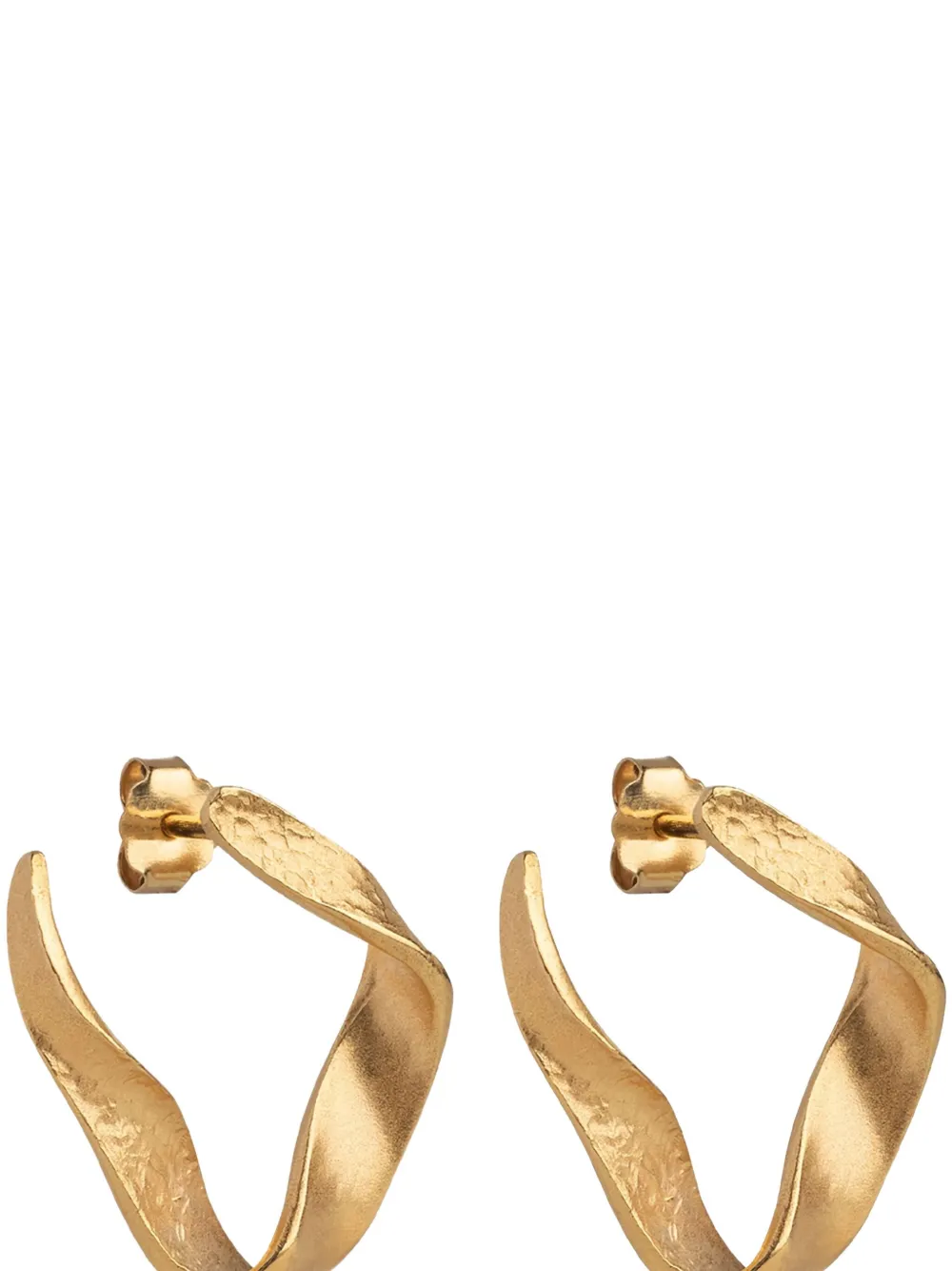 Enamel Copenhagen Dalia twisted earrings - Goud