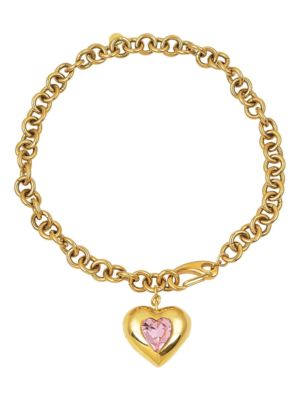 Mayol Elvira Heart-shaped Charm Chain Necklace In Gold