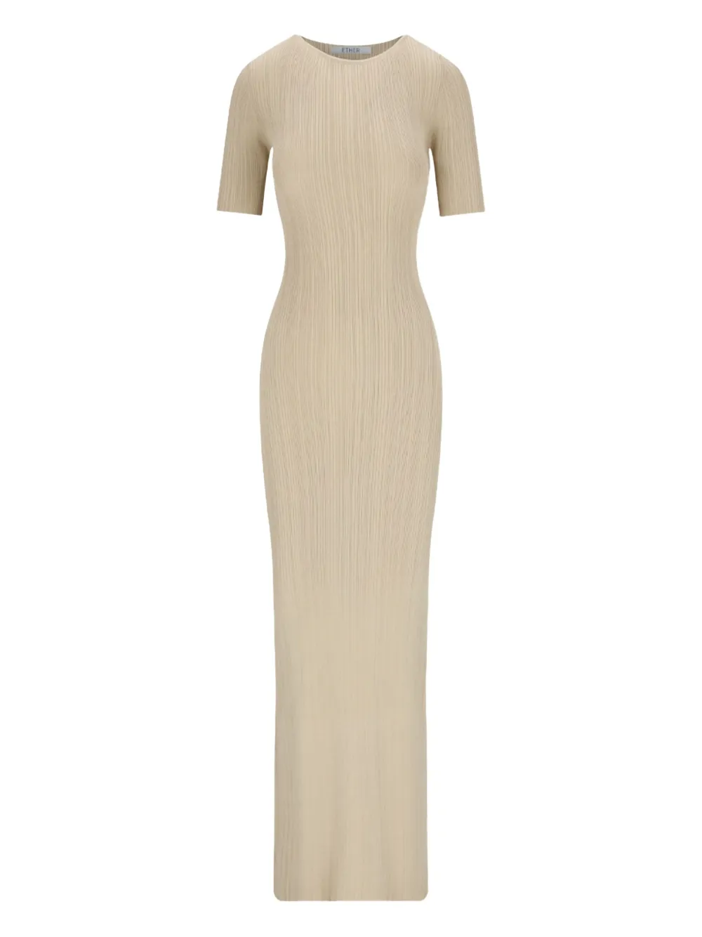 ETHER robe longue Apus à manches courtes | tons neutres | Image 1