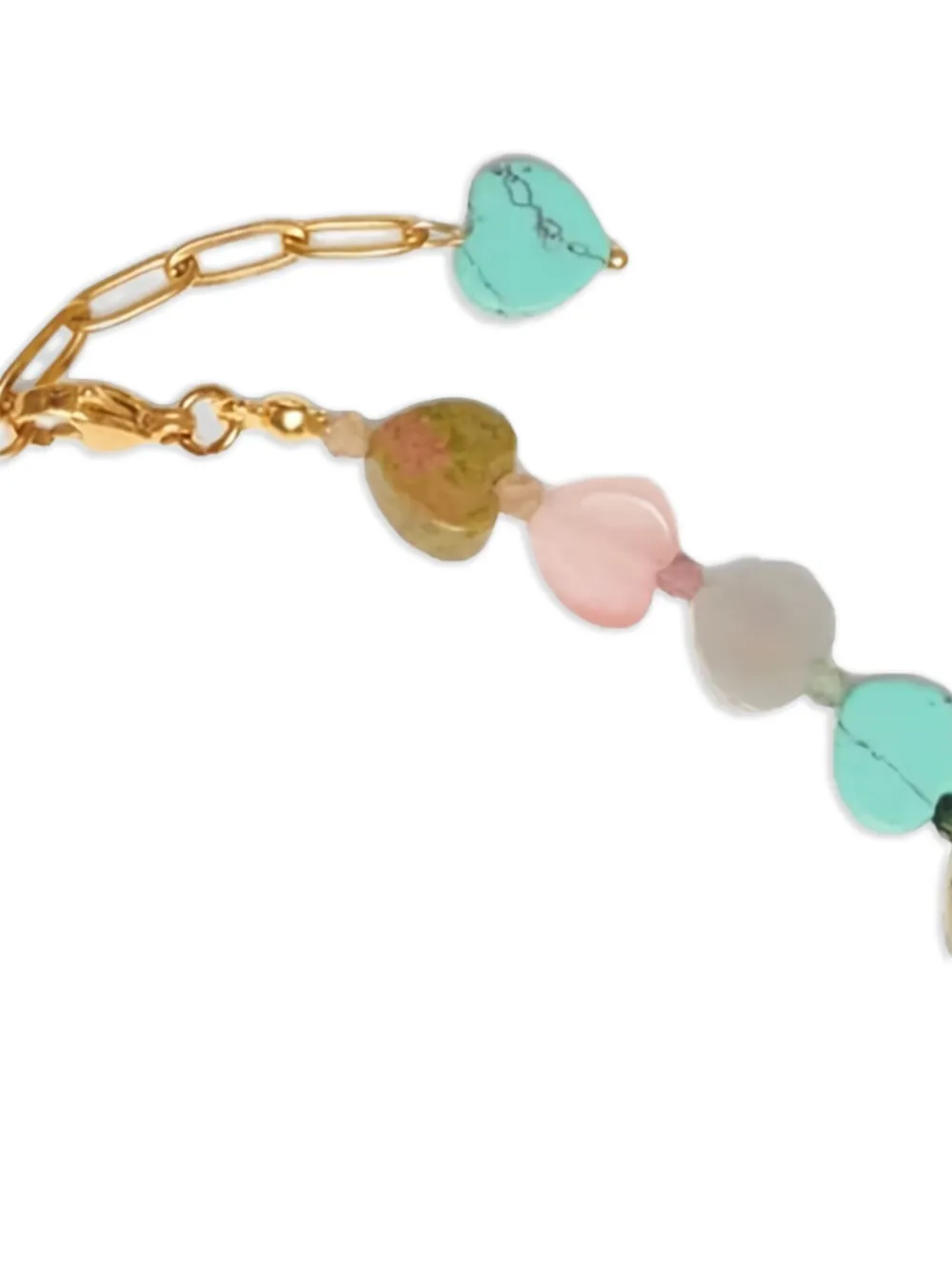 Gemstone-Embellishment Necklace