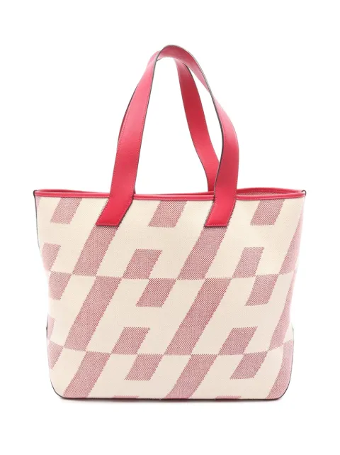 Hermès Pre-Owned 2021 Toile H and Swift Cabas H en Biais 40 tote bag