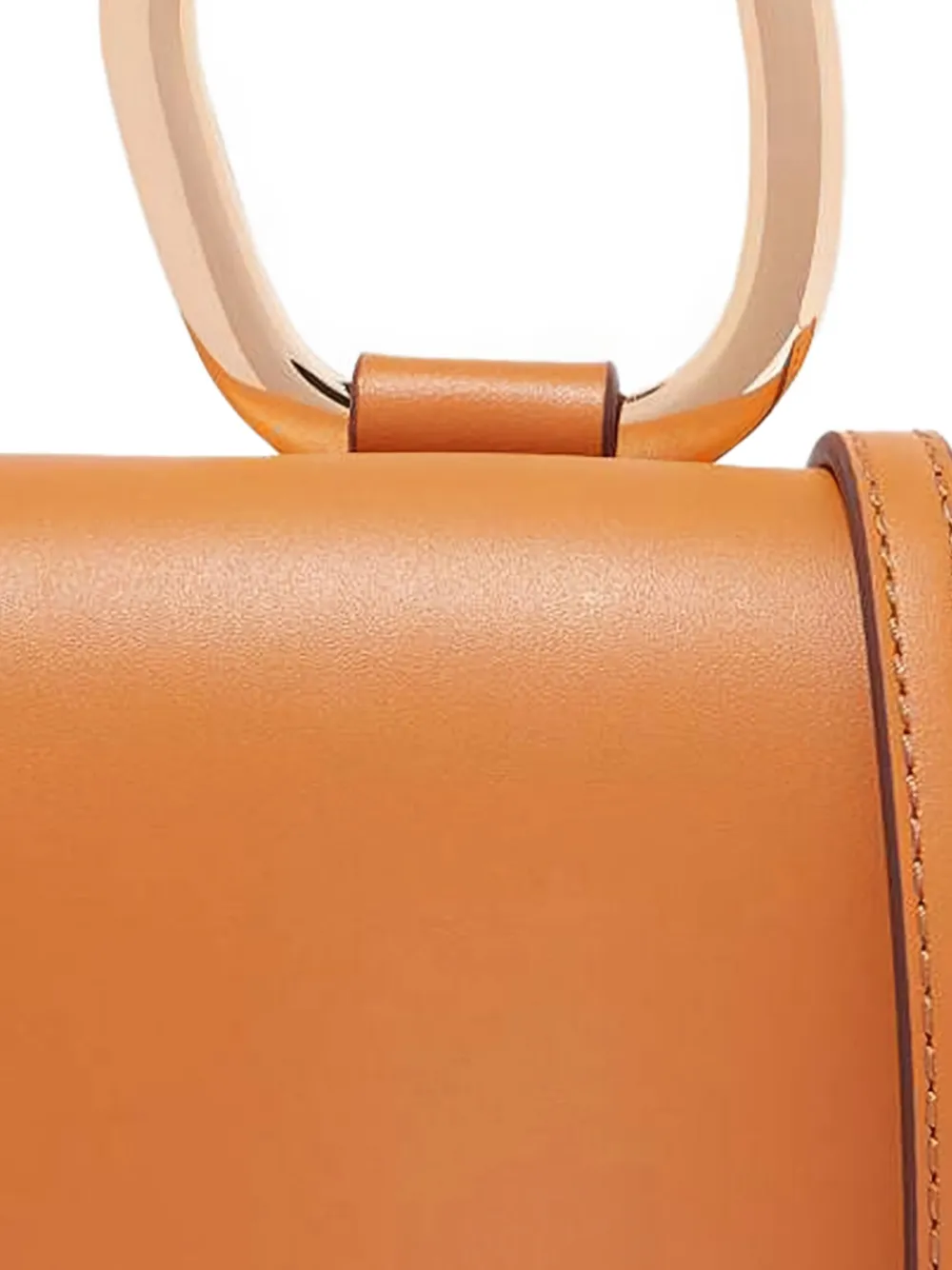 Danse Lente Pablo top-handle leather bucket bag Bruin
