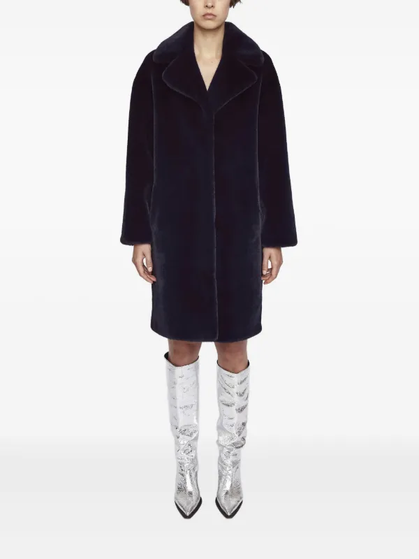 トゥモローランド STAND STUDIO ネイビーファーコート STAND STUDIO