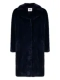 STAND STUDIO Camille Cocoon faux-fur coat - Blue