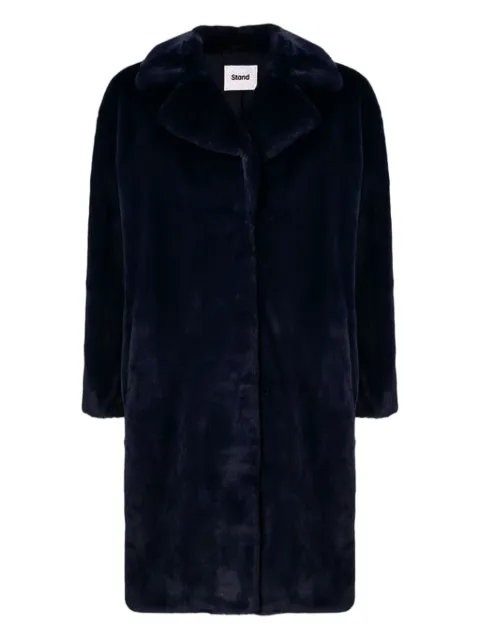STAND STUDIO Camille Cocoon faux-fur coat