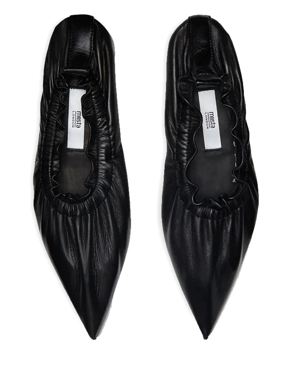 Miista pointed-toe ballet flats - Zwart