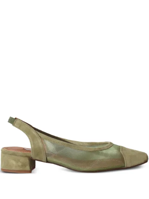 About Arianne Eli panelled slingback pumps