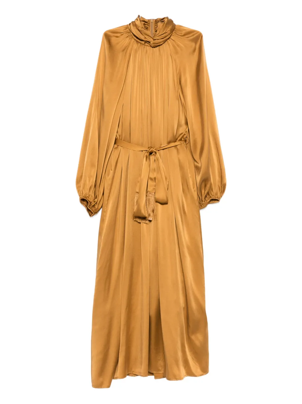 ZIMMERMANN Hypnotic Twist Sheath midi dress Bruin