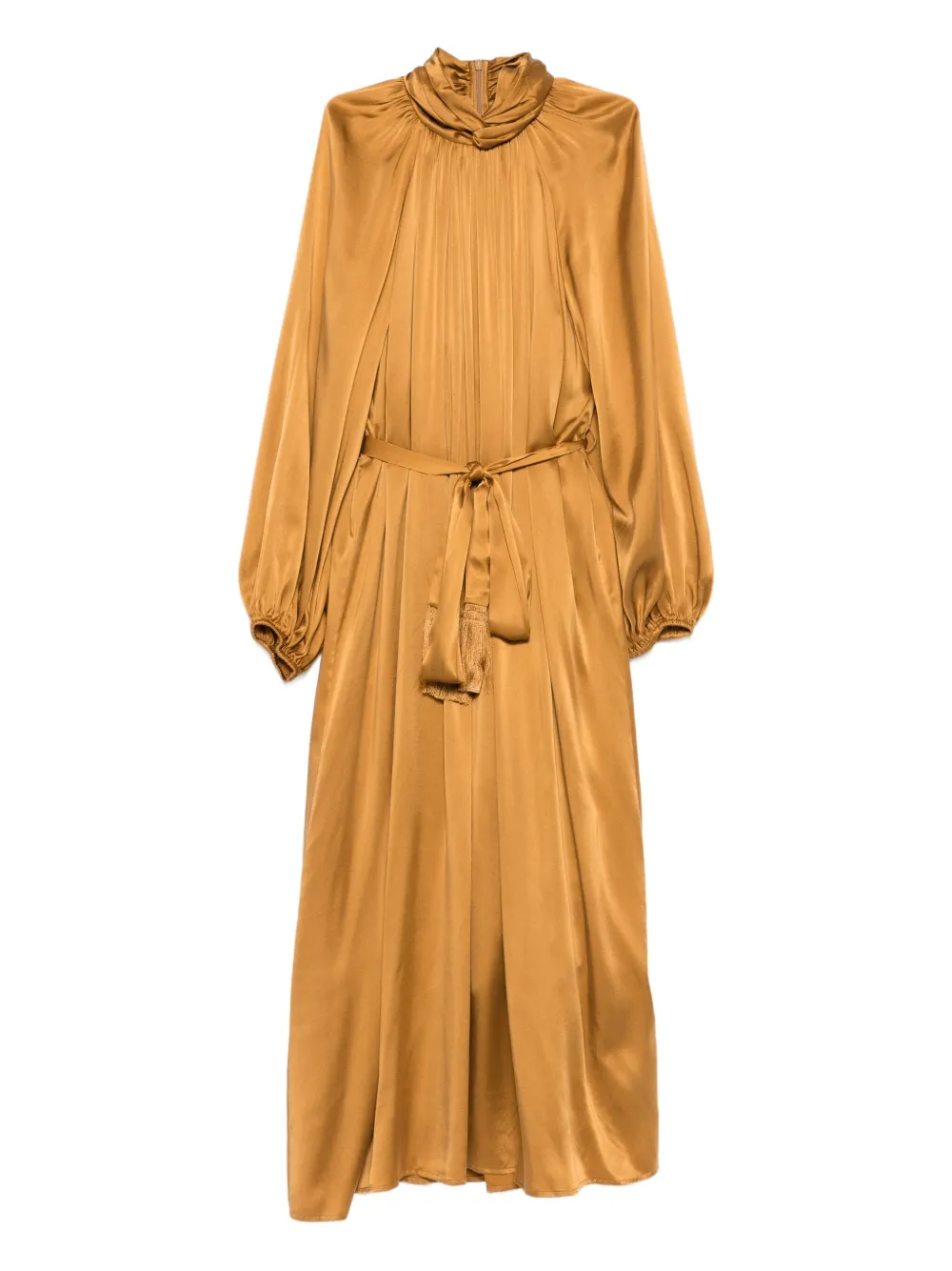 ZIMMERMANN Hypnotic Twist Sheath midi dress Bruin