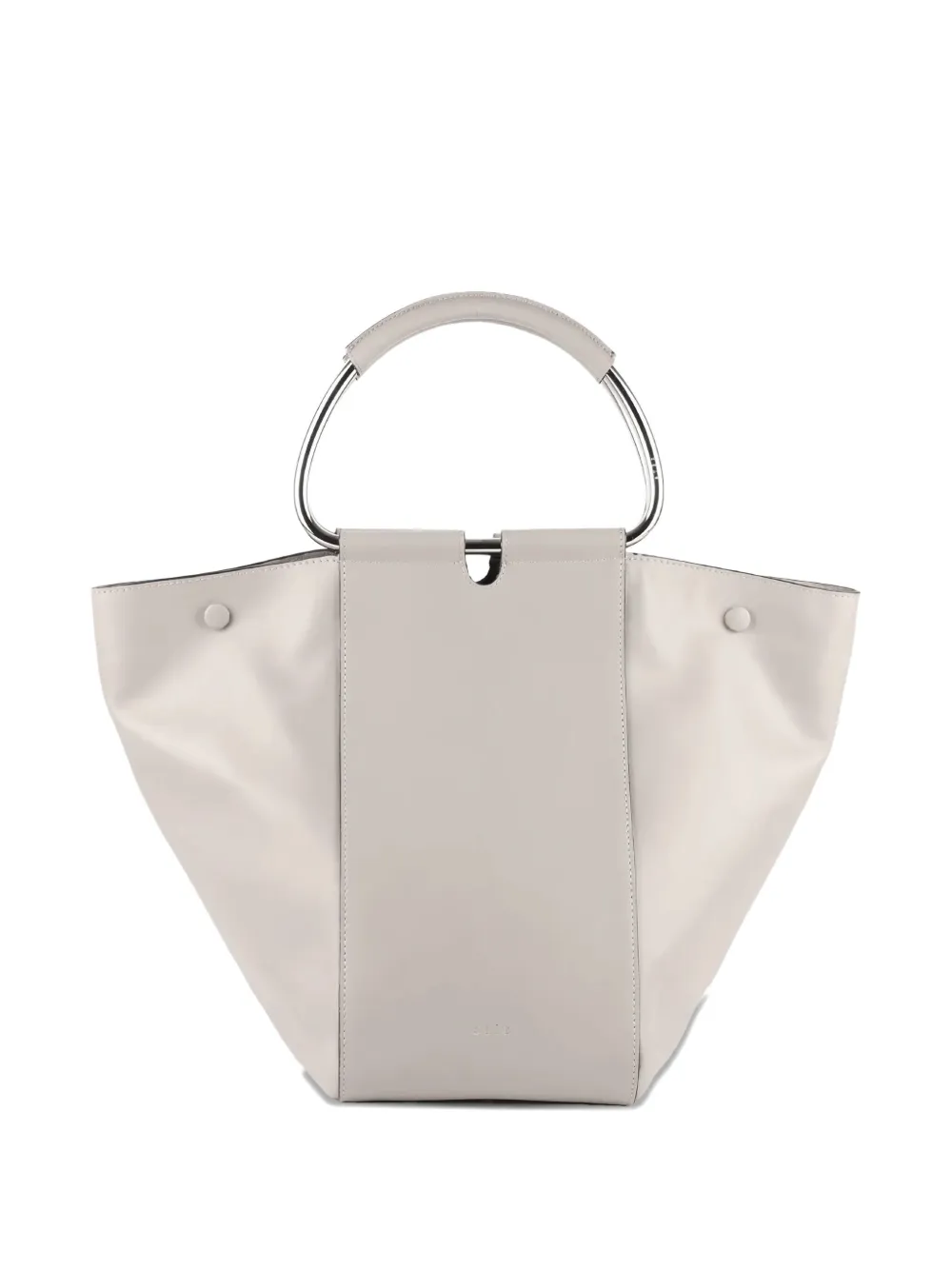Stée Neo circular-handle leather tote bag | White | Image 1