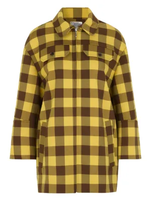 baum und pferdgarten カバーオール チェック コート baum und pferdgarten カバーオール チェック コート