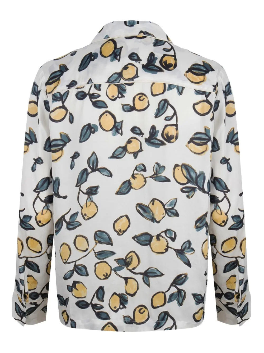 Love Stories Bluemoon lemon-print pyjama shirt Wit