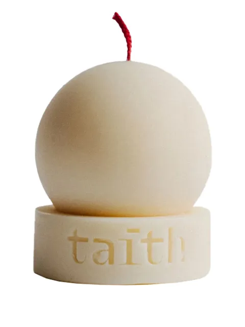 Taith Lu sphere-shaped base candle (250g)