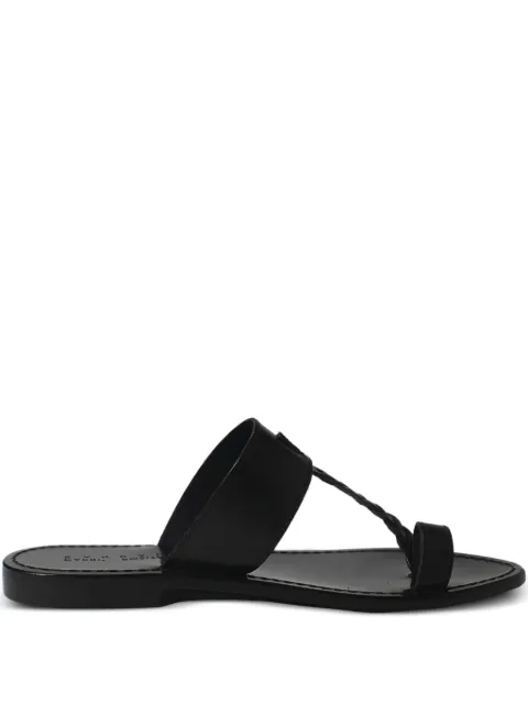 CAPRI POSITANO SANDALS Positano braided leather flat sandals
