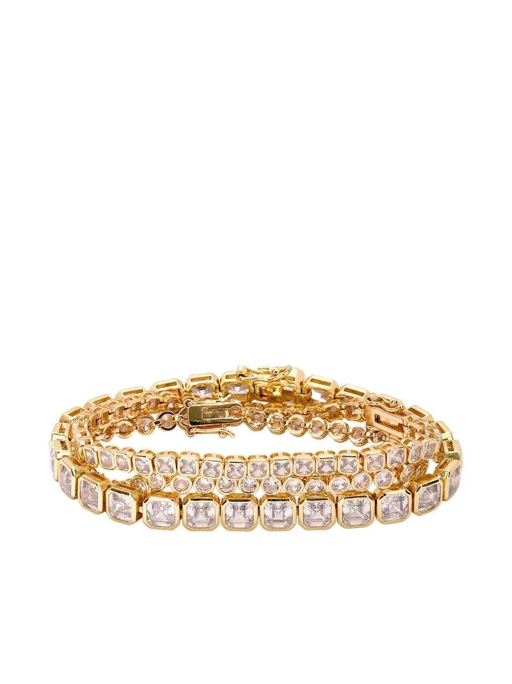 Crystal Haze Dream stack bracelet - Goud