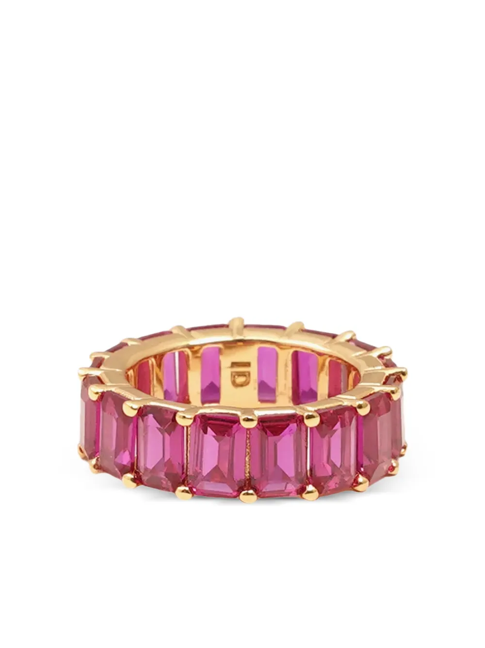Izabel Display rectangle-cut ring | Pink | Image 1