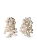 JASMIN SHOKRIAN Mermaid pearl-cluster earrings - Silver