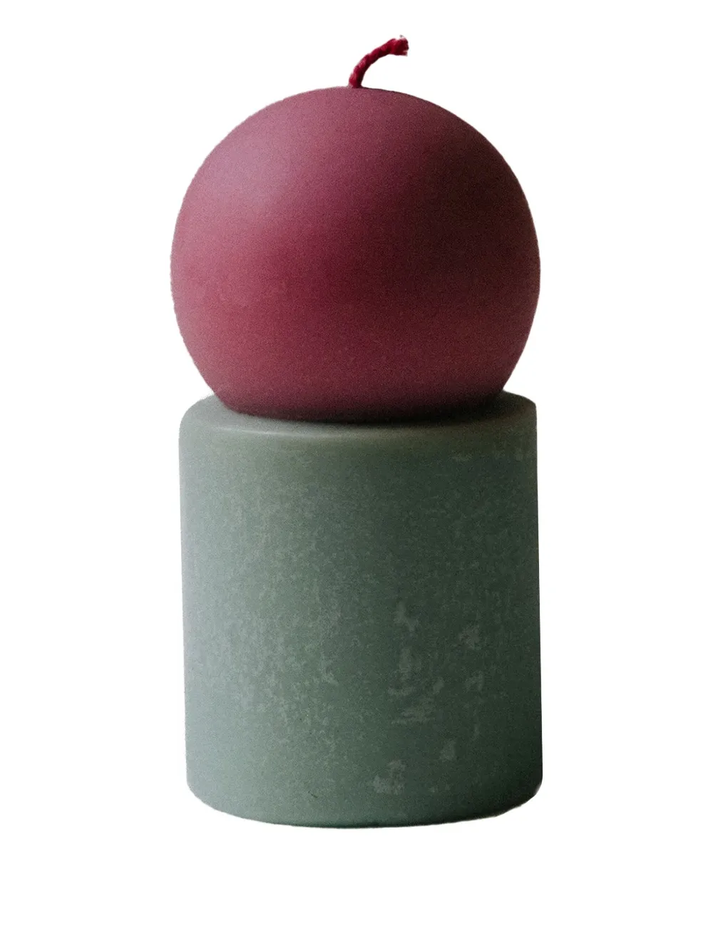 Taith Lulu sphere-shaped candle (375g) | Green | Image 1