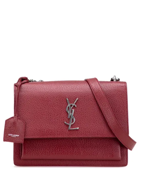 Saint Laurent Pre-Owned 2017 Medium Grained Calfskin Monogram Sunset crossbody bag