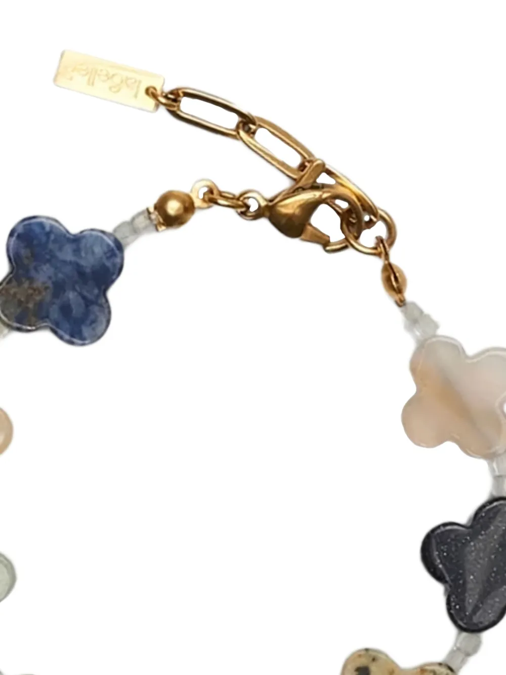 Labelled Jewellery clover-embellished gemstone bracelet | Image 2