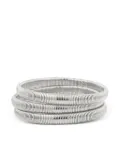 Luv Aj flex-snake chain bracelet set (set of three) - Silver