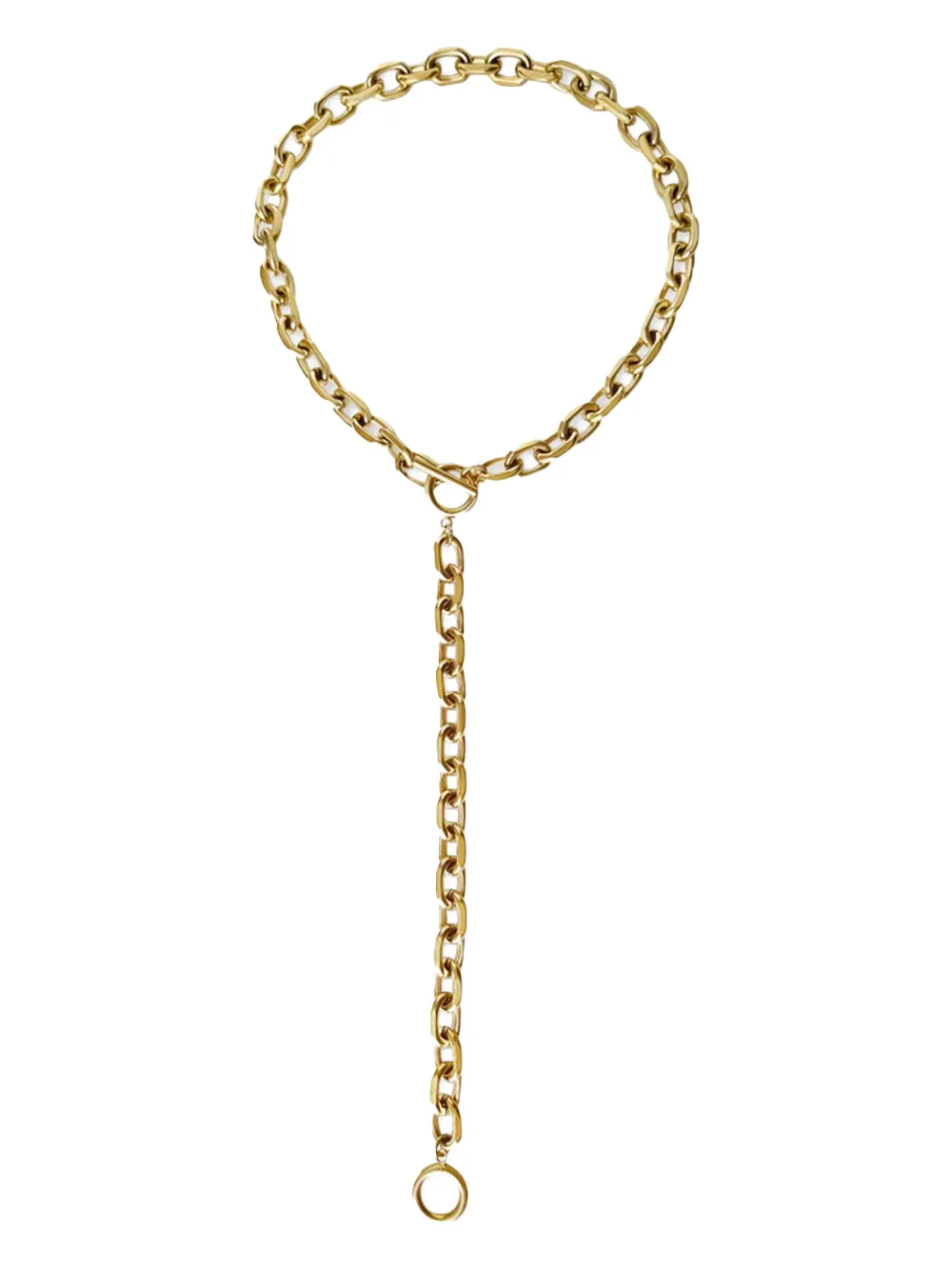 Anissa Kermiche The Juliet Chain-link Lariat Necklace In Gold