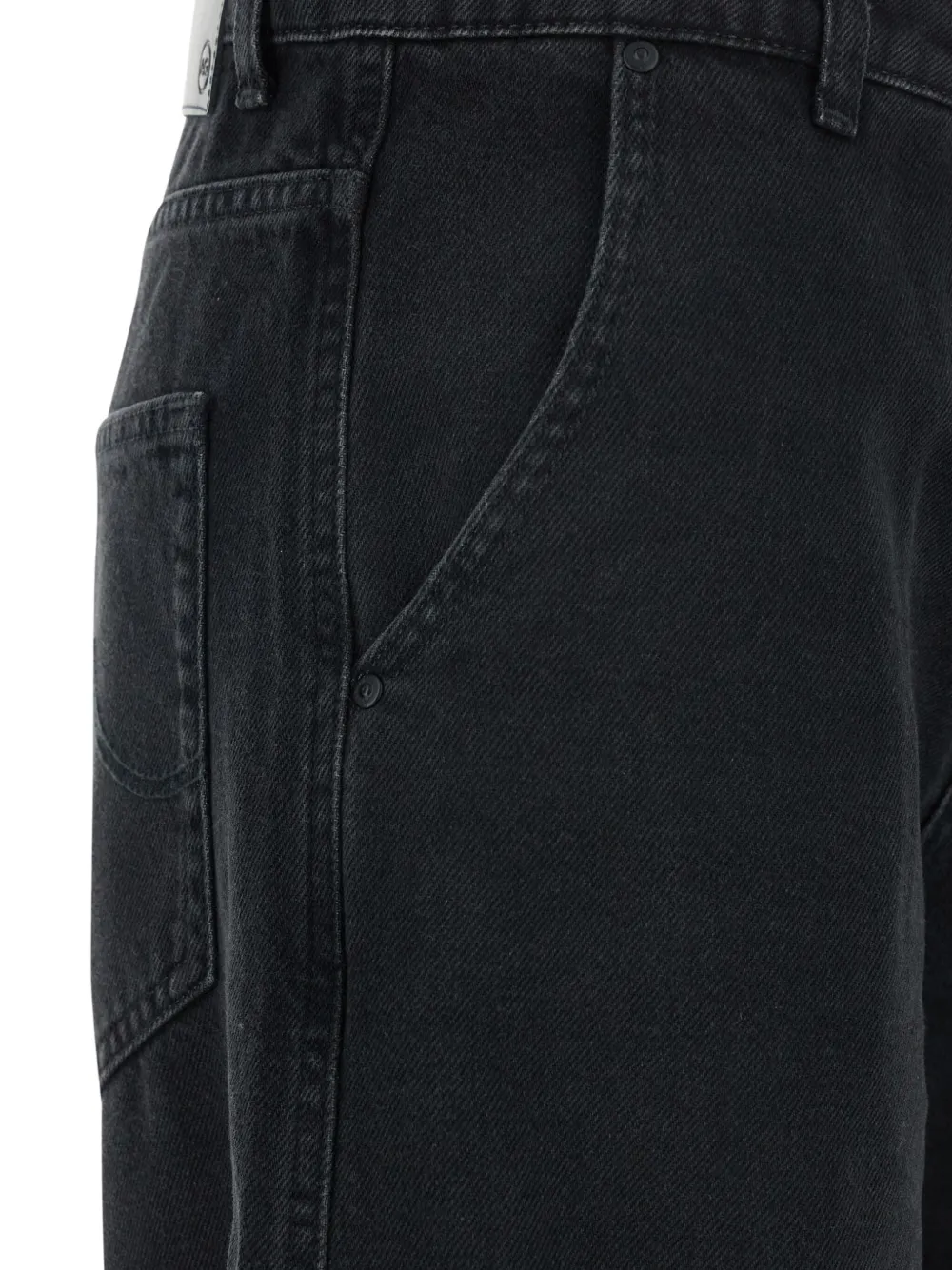 AG Jeans met wijde pijpen Zwart