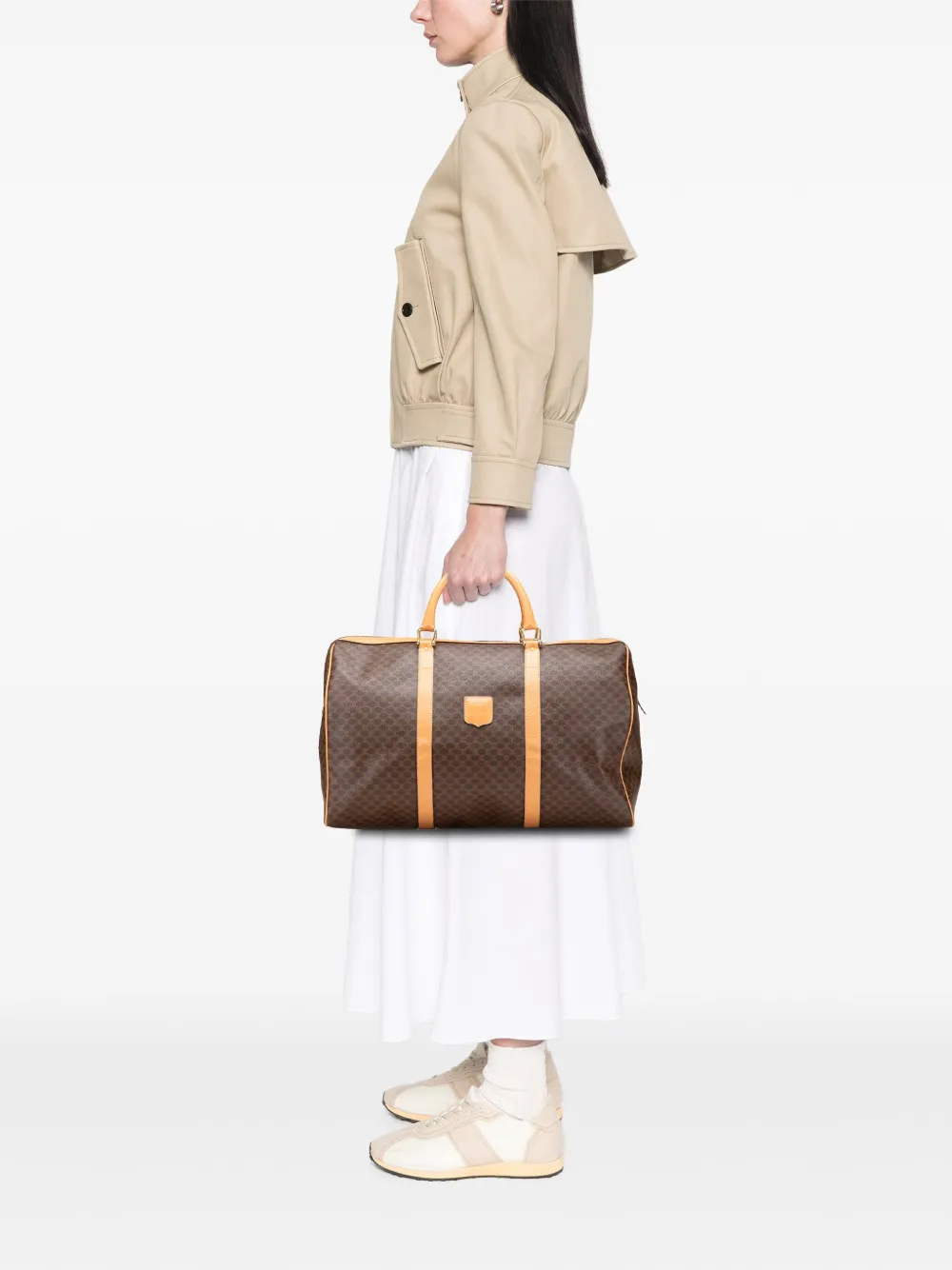 Celine Pre-Owned 2012 Macadam Coated Canvas travel bag | Pre-Owned | Image 2