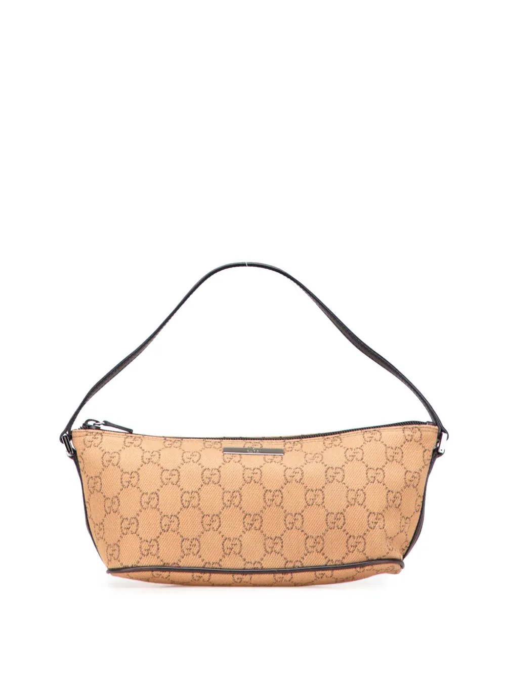Gucci Pre-Owned 2000-2015 GG Denim Boat shoulder bag | Brown | Image 1