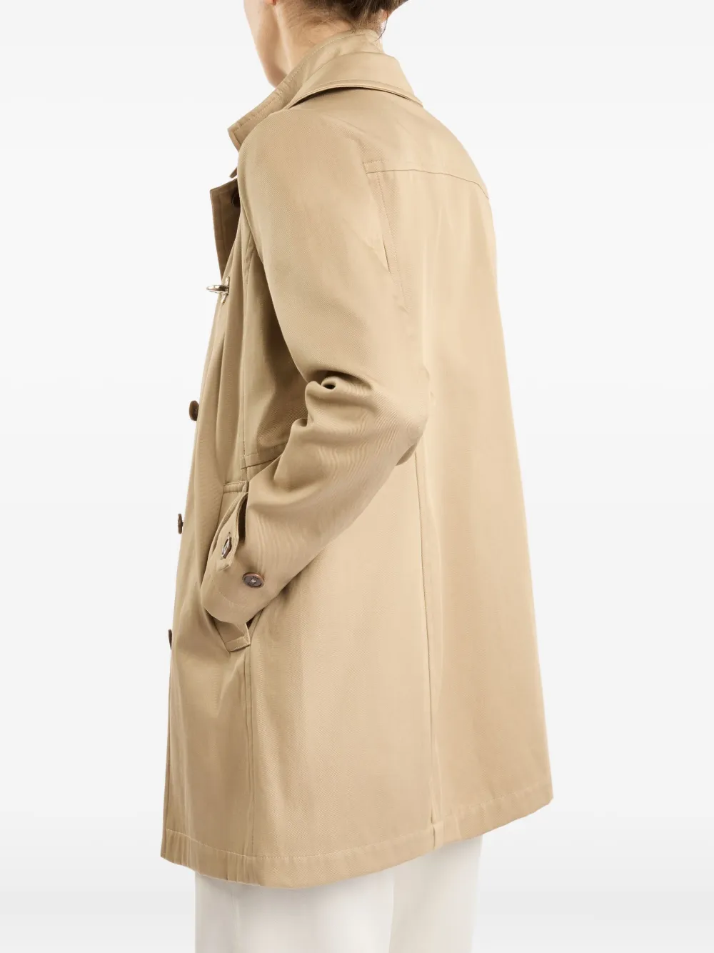 Fay Trenchcoat met houtje-touwtje detail Bruin