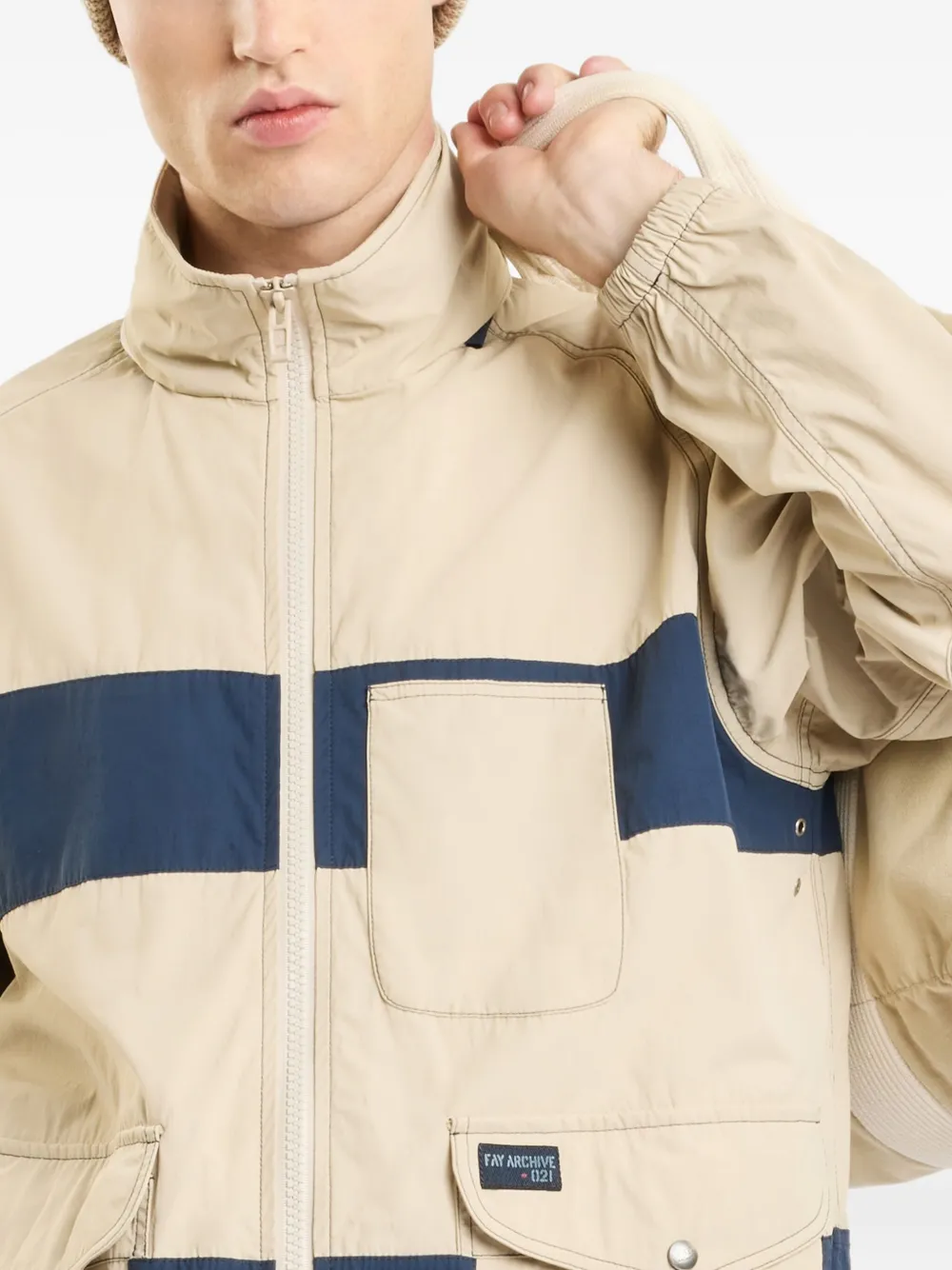 Fay patch-pocket panelled windbreaker | Sport Jackets & Windbreakers | Image 2