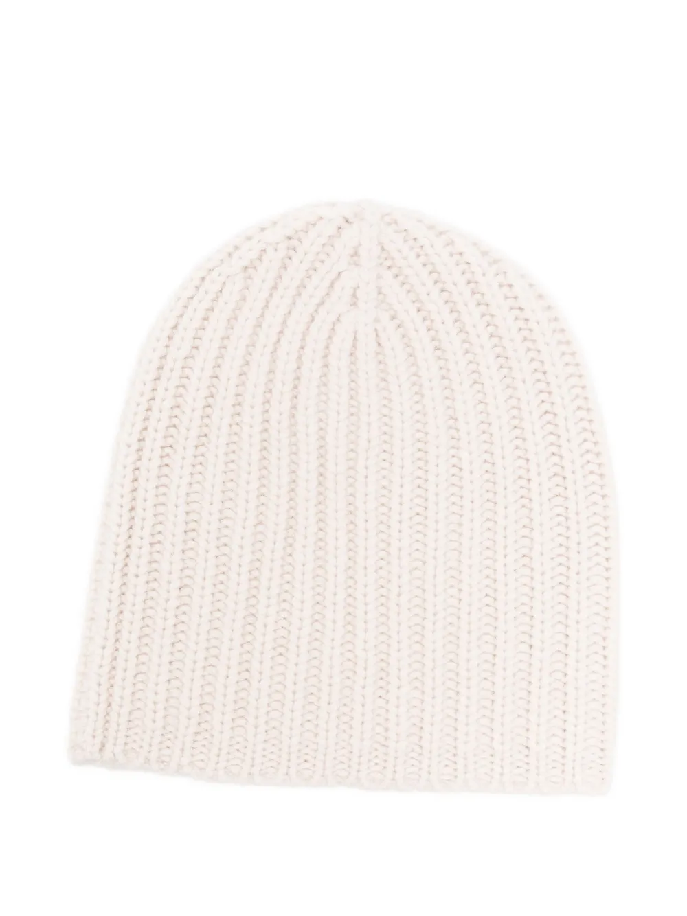 Warm-me Gerippte Beanie Aus Kaschmir In Neutral