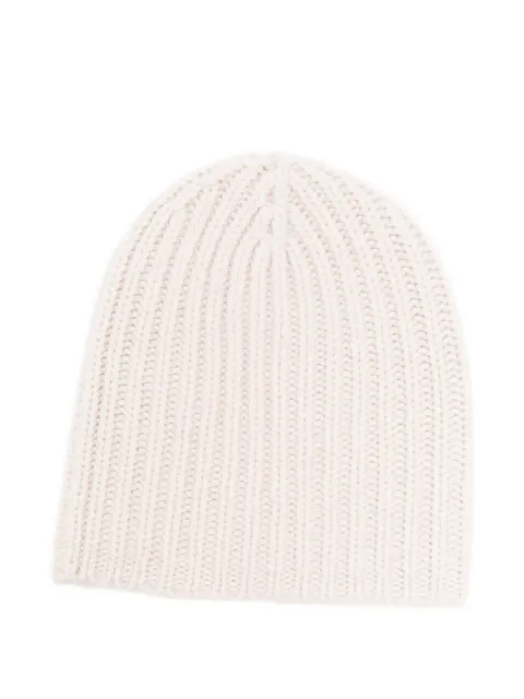 Warm-Me ribbed cashmere beanie