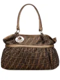 Fendi Pre-Owned 2000-2010 Large Zucca Canvas Chef shoulder bag - Brown