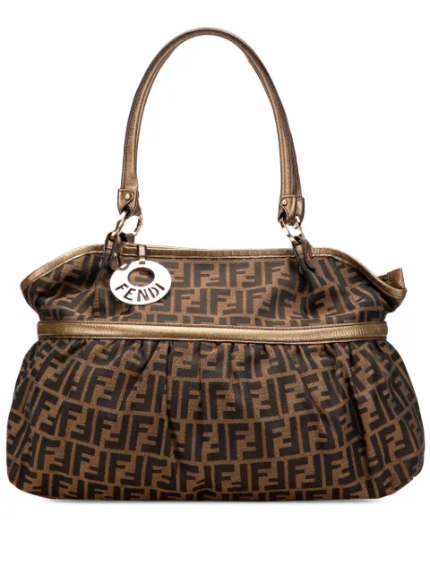 Fendi Pre-Owned 2000-2010 Large Zucca Canvas Chef shoulder bag