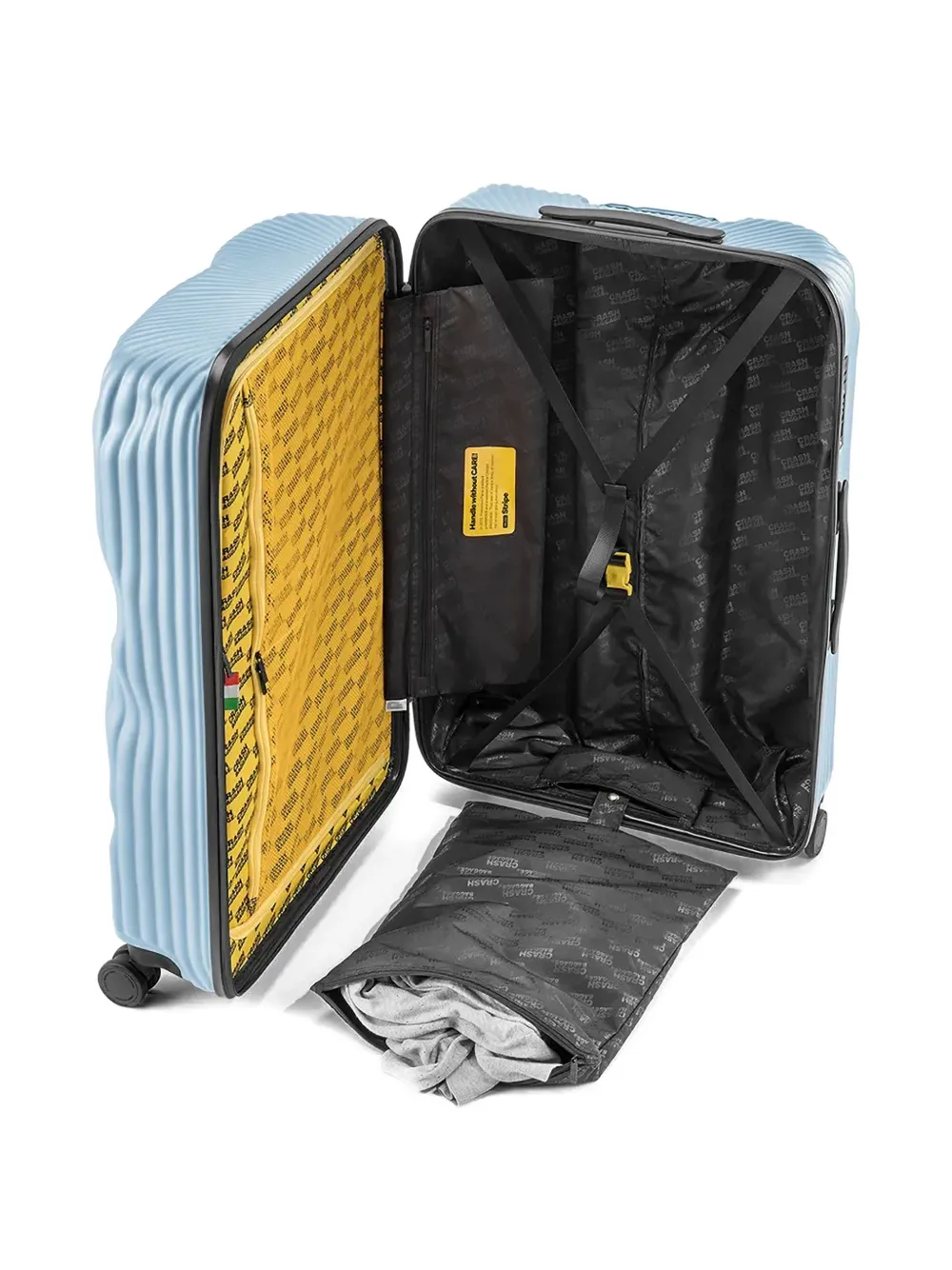  Crash Baggage Striped Luggage - Blue 