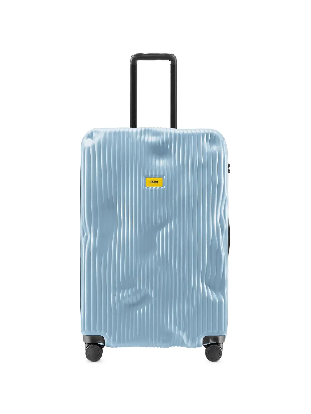 Crash Baggage striped luggage - Blu