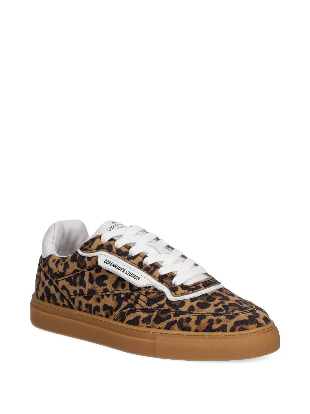 Copenhagen leopard-print sneakers - Bruin