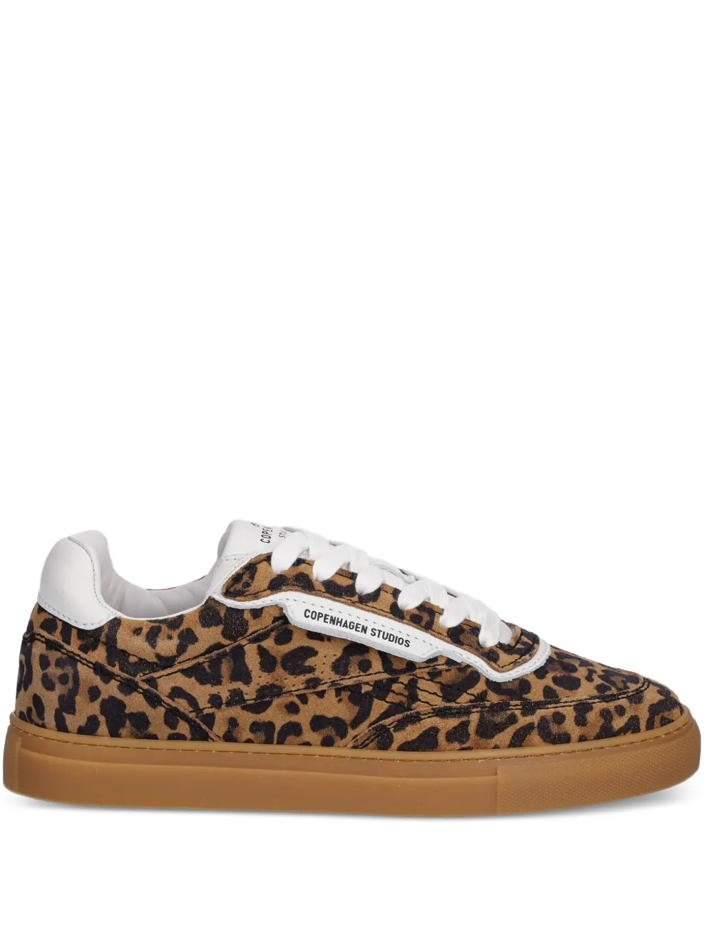 Copenhagen leopard-print sneakers - Marrone