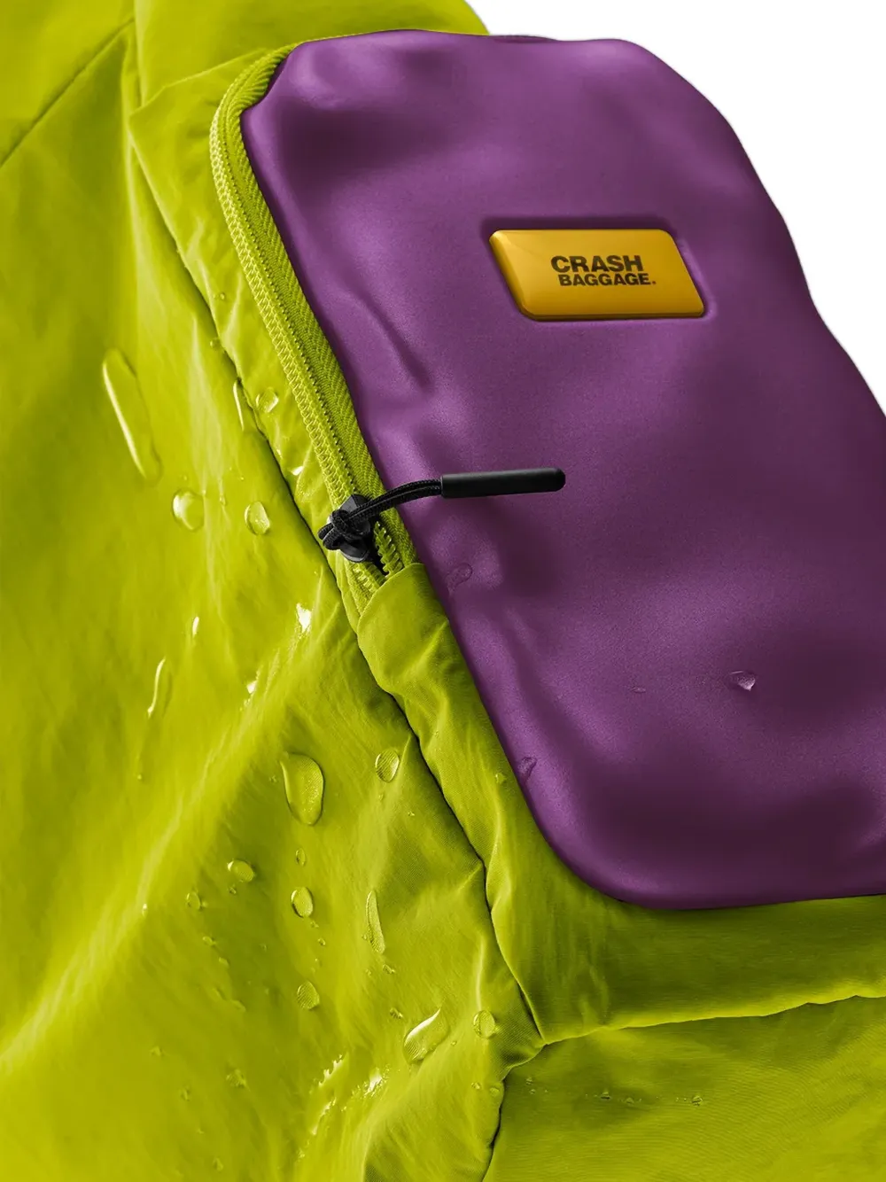 Crash Baggage Shopper met logo Groen