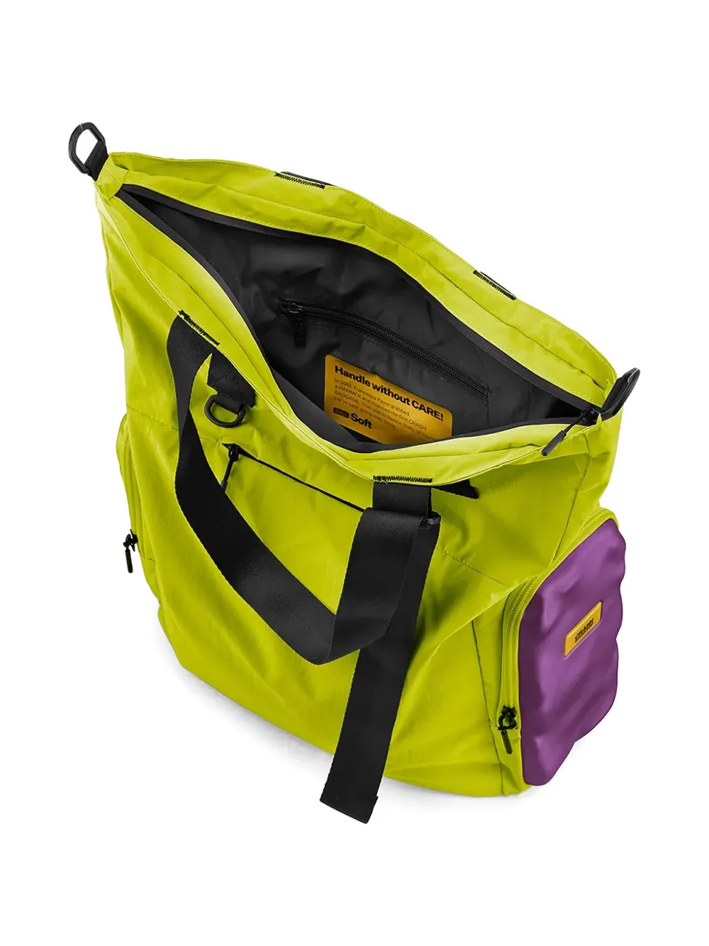 Crash Baggage Shopper met logo Groen